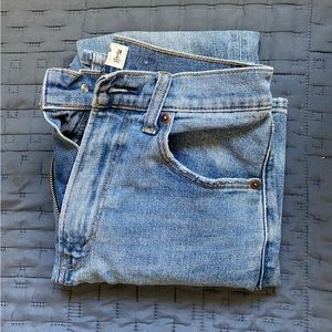 Abercrombie The Ankle Straight Ultra High Rise Jeans.